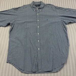 Ralph Lauren Dress Shirt Mens Size XL Long Sleeve Blue Button Down Blake